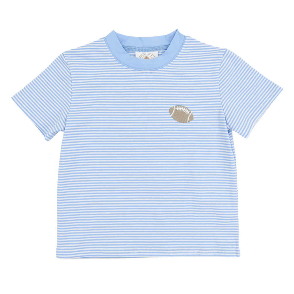 Powder Blue Stripe Tailgate T-shirt