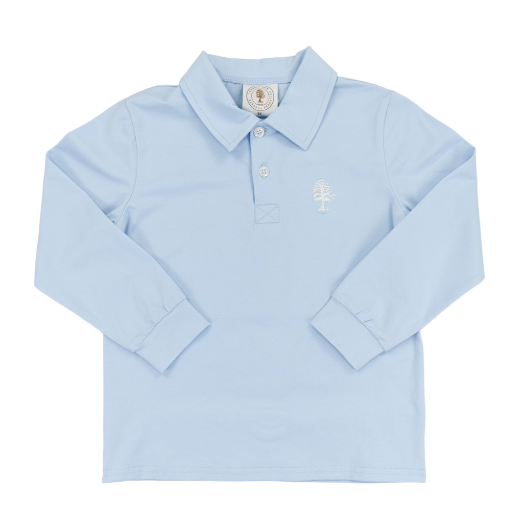 Baby Blue Longsleeve Polo